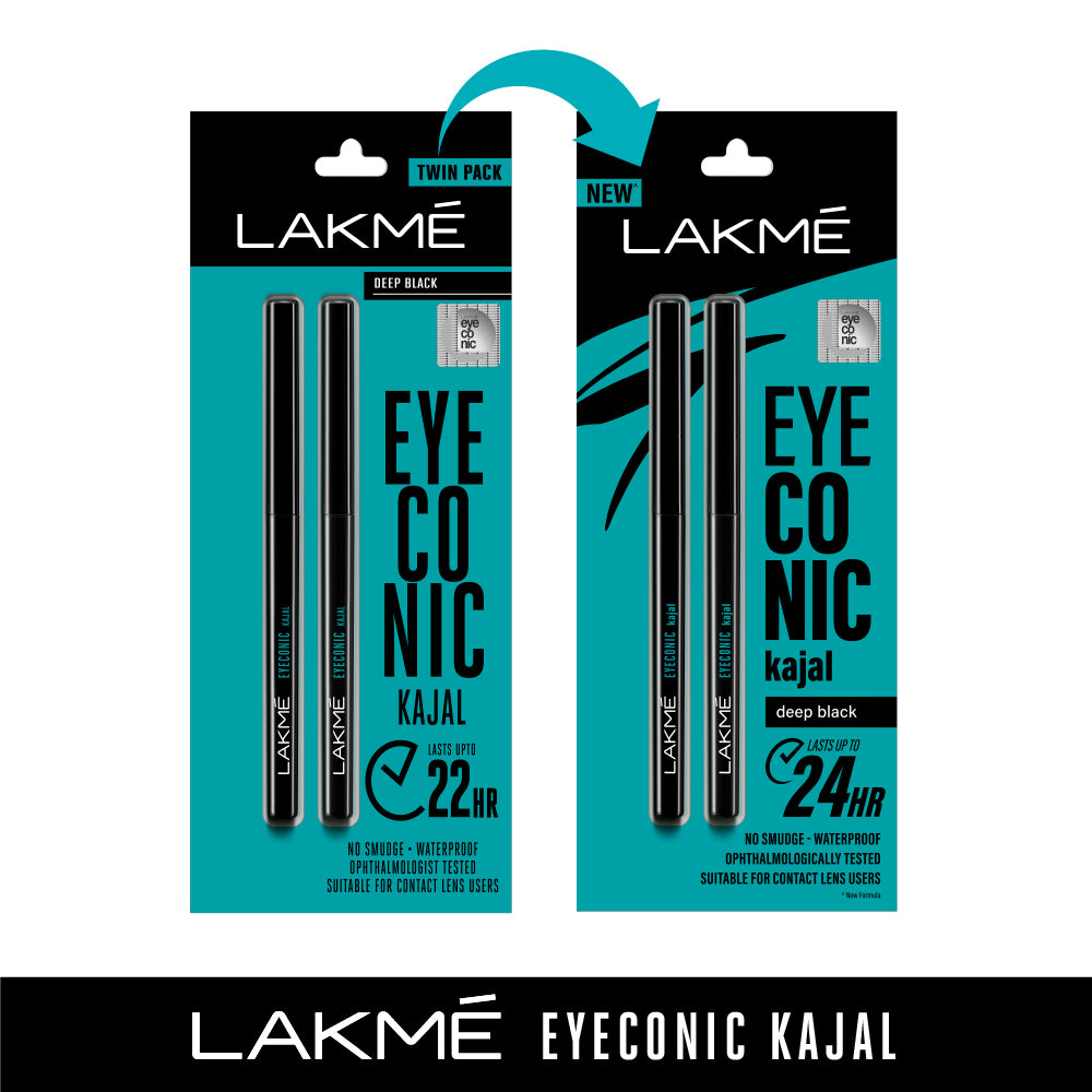 Lakme 9 to 5 Eyeconic Kajal Twin Pack