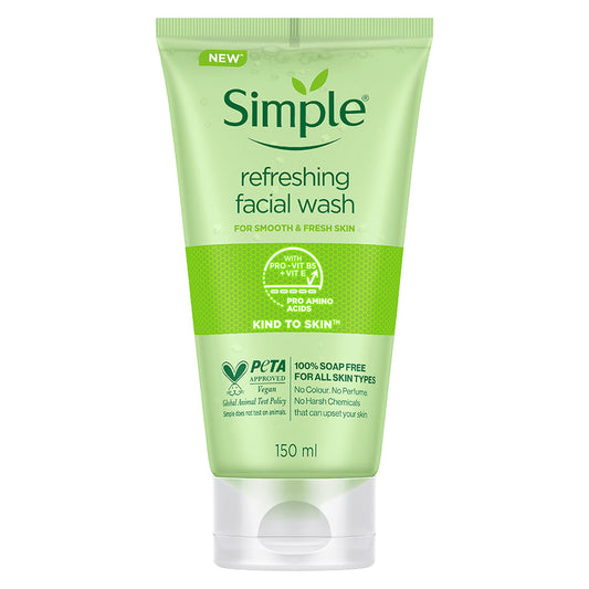 Simple Refreshing Face Wash with Pro-Vit B5 + Vit E