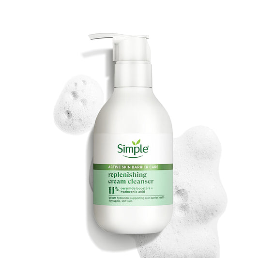 Simple Active Skin Barrier Care Replenishing Cream Cleanser 150ml