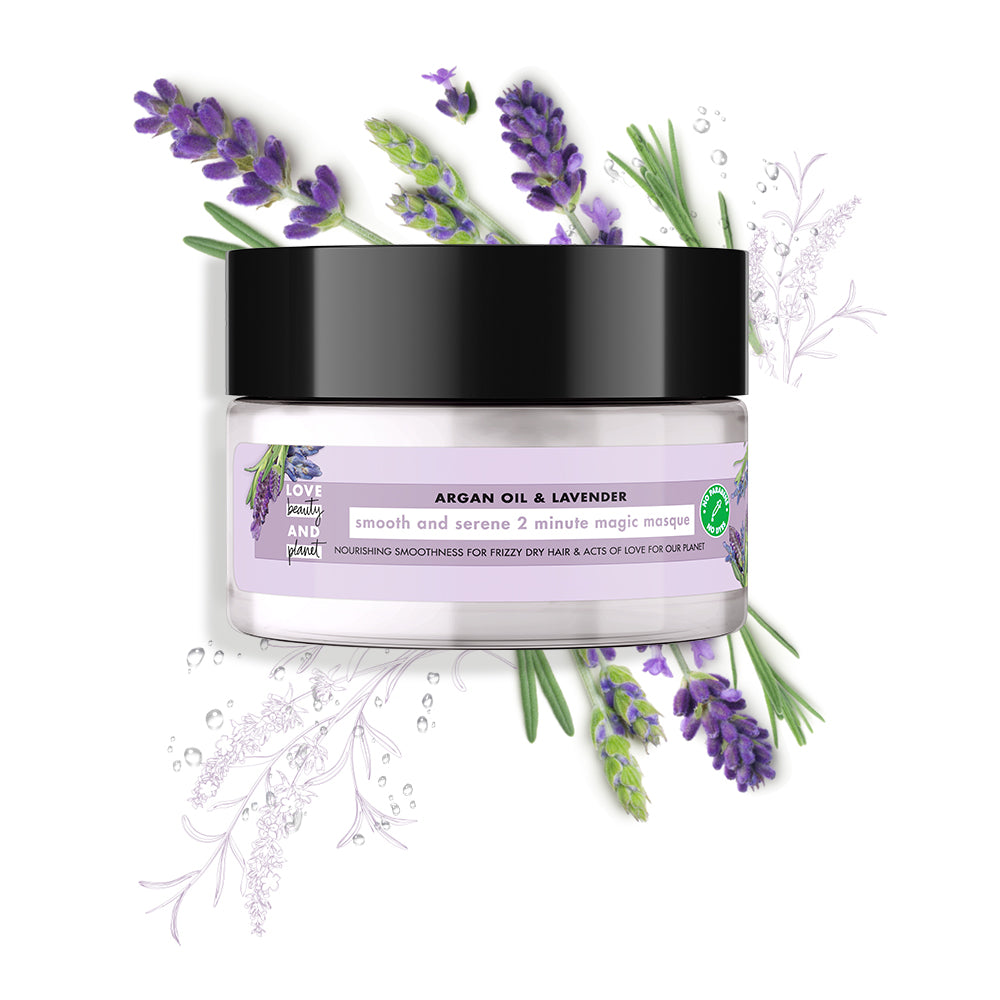 Love Beauty & Planet Argan Oil & Lavender, Paraben Free Smooth & Serene Hair Mask