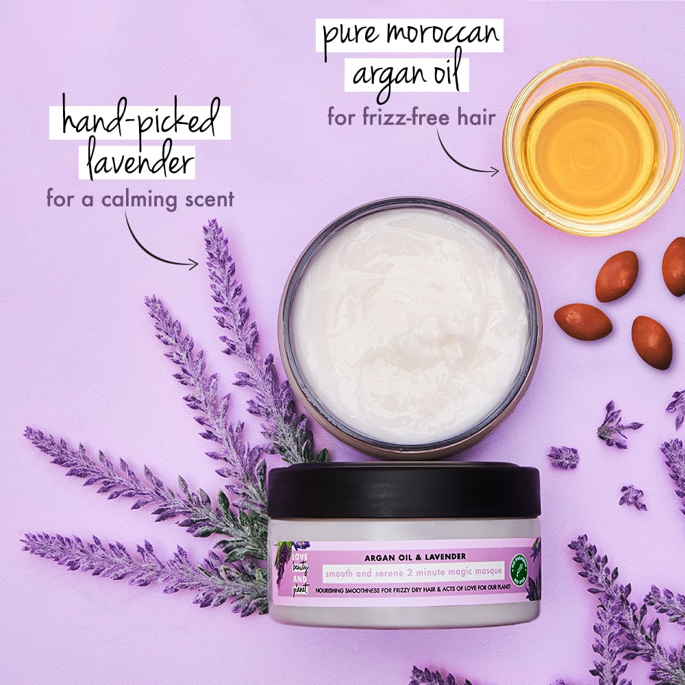 Love Beauty & Planet Argan Oil & Lavender, Paraben Free Smooth & Serene Hair Mask