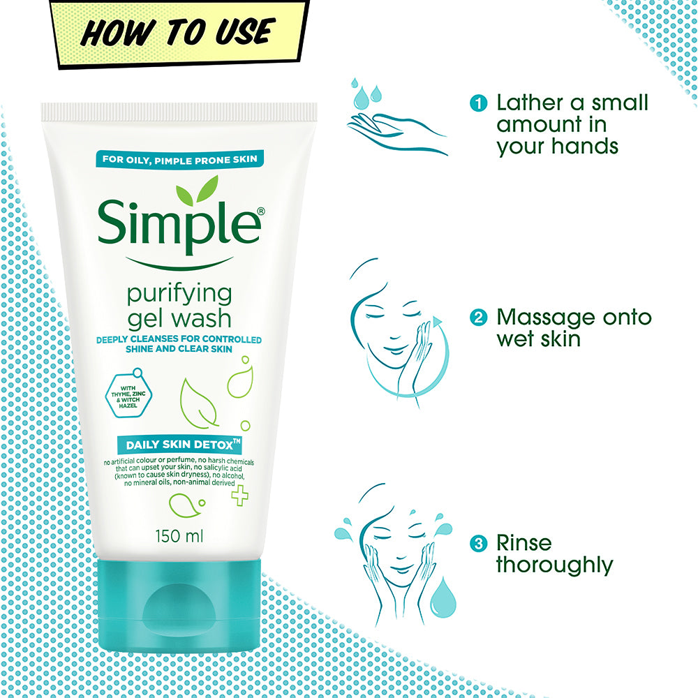 Purifying Gel Face Wash with Thyme & Witch Hazel -Â  150 ml