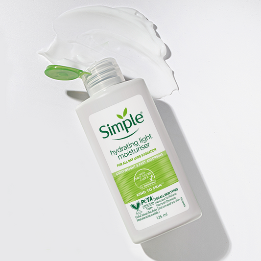 Simple Hydrating Light Moisturiser with Borage Seed Oil + Pro-Vit B5 + Vit E